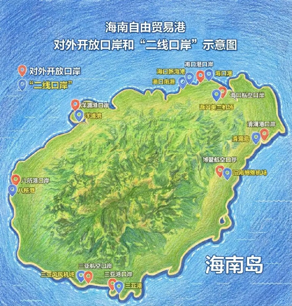 海南自由贸易港，不止一个港 | 港口圈